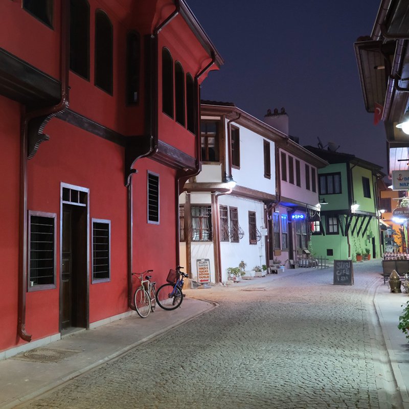 Odunpazarı'nın renkli tarihi ahşap evleri, Eskişehir